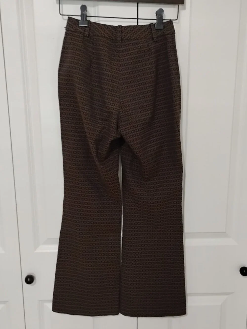 Wilfred Women’s Brown Print High Waisted Flare Leg Dress Pants Size 00